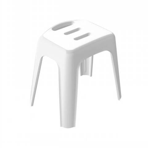 VIVAWELL TABURETE POLIPROPILENO 47 CM WHITE