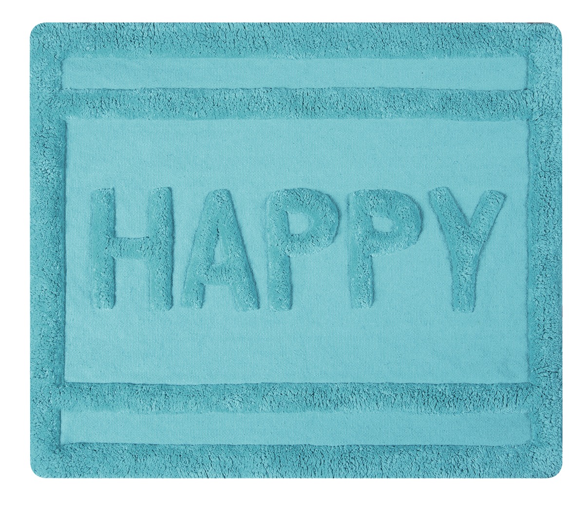 HAPPY TURQUOISE ALF. TEXTIL 60X90