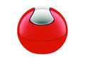 BOWL SHINY RED 1L cubo C/ TAPA 13.5 CM