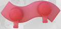 Percha ventosa SUPER FIX DOBLE ROSA