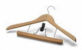 Percha Universal Madera  44cm + Camisa+pinza clip pantalón