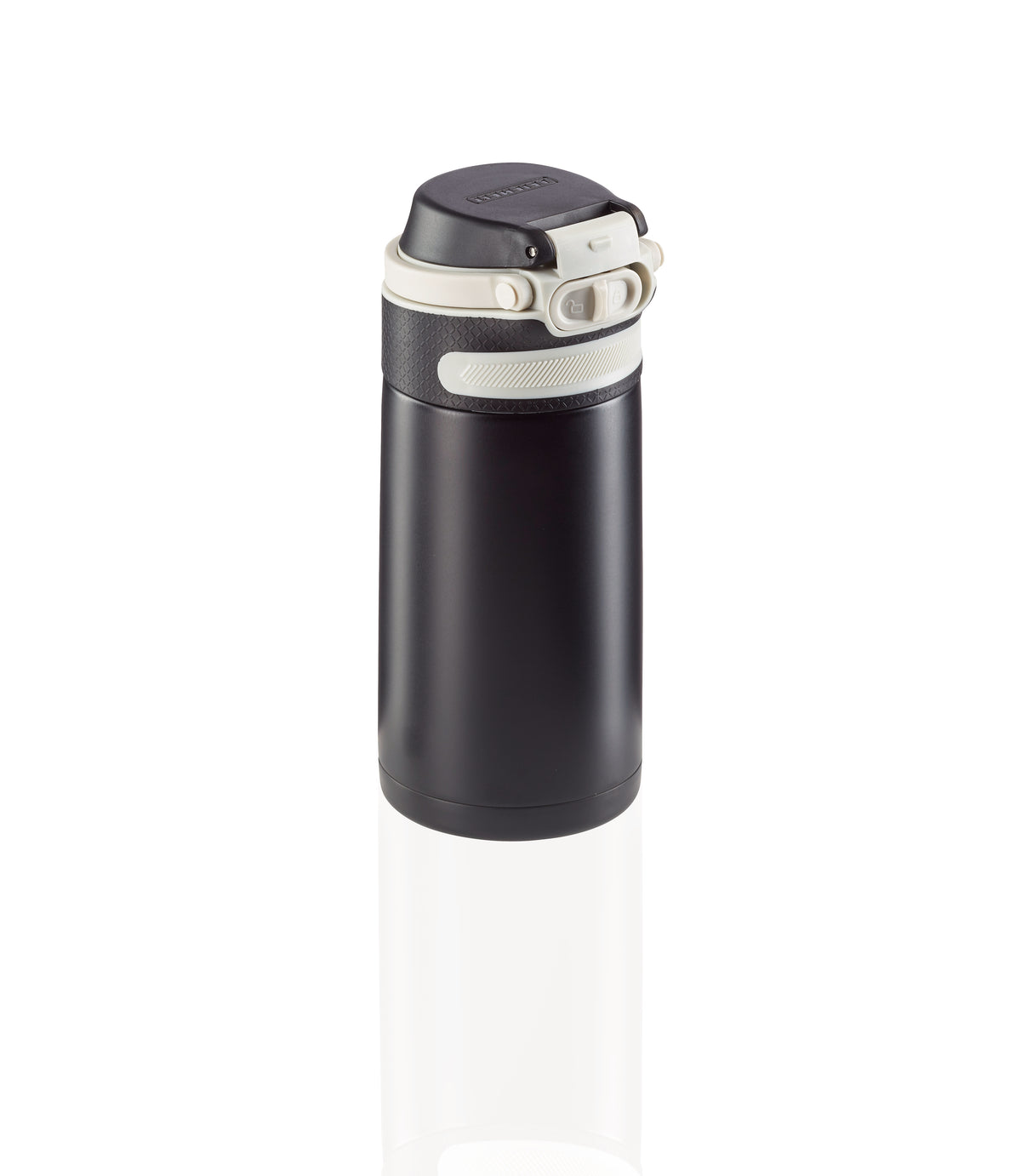Botella Térmica en Acero Inoxidable 350 ml. Negro