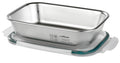 Cont. Aliment. Acero Inox rectangular 1100ml 220x157x65 Microondas y Horno