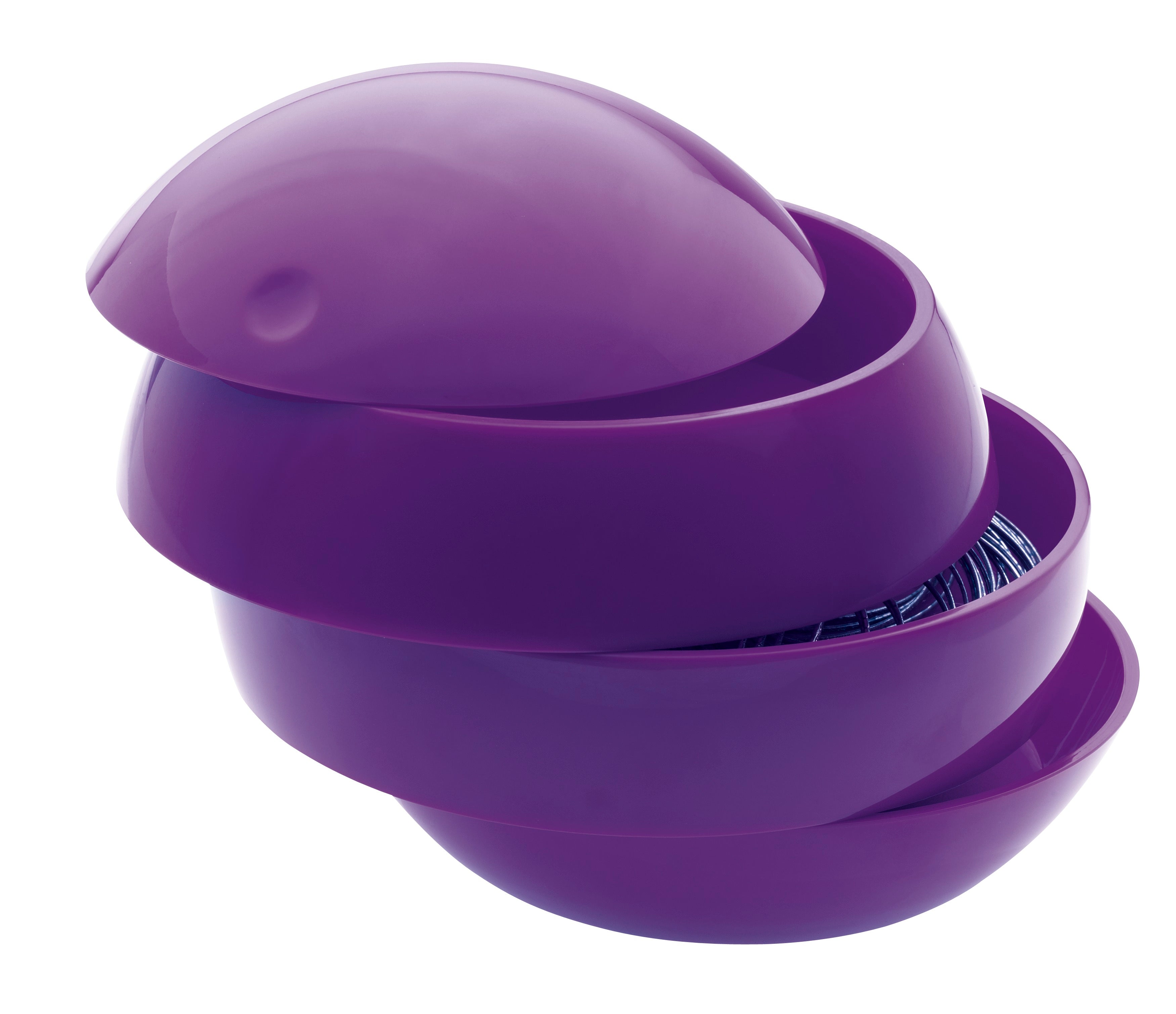 BOWL-BEAUTY PURPLE ORGANIZADOR - 3 COMPARTIMENTOS
