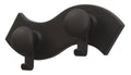Colgador ventosa SUPER FIX DOBLE NEGRO MATE