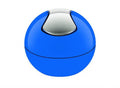 BOWL SHINY BLUE 1L cubo C/ TAPA 13.5 CM