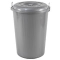 CUBO DE BASURA 85L CON TAPA (ASAS DE METAL)