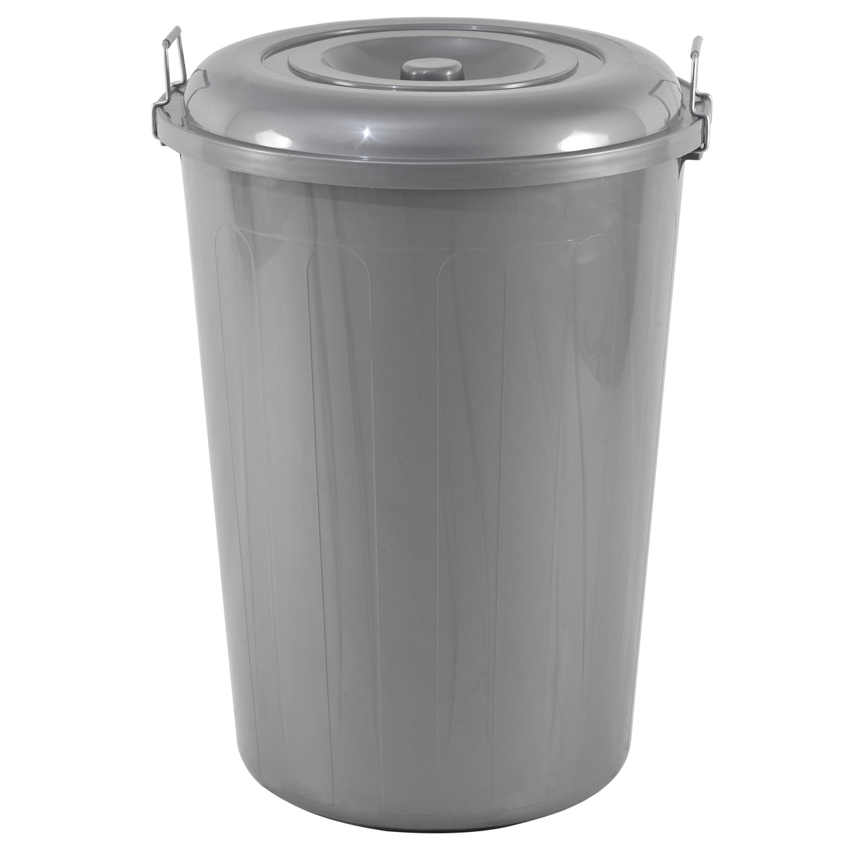 CUBO DE BASURA 85L CON TAPA (ASAS DE METAL)