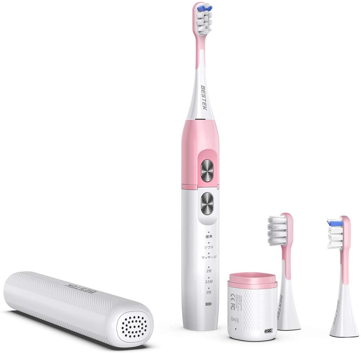 CEPILLO DENTAL ELÉCTRICO ROSA BESTEK