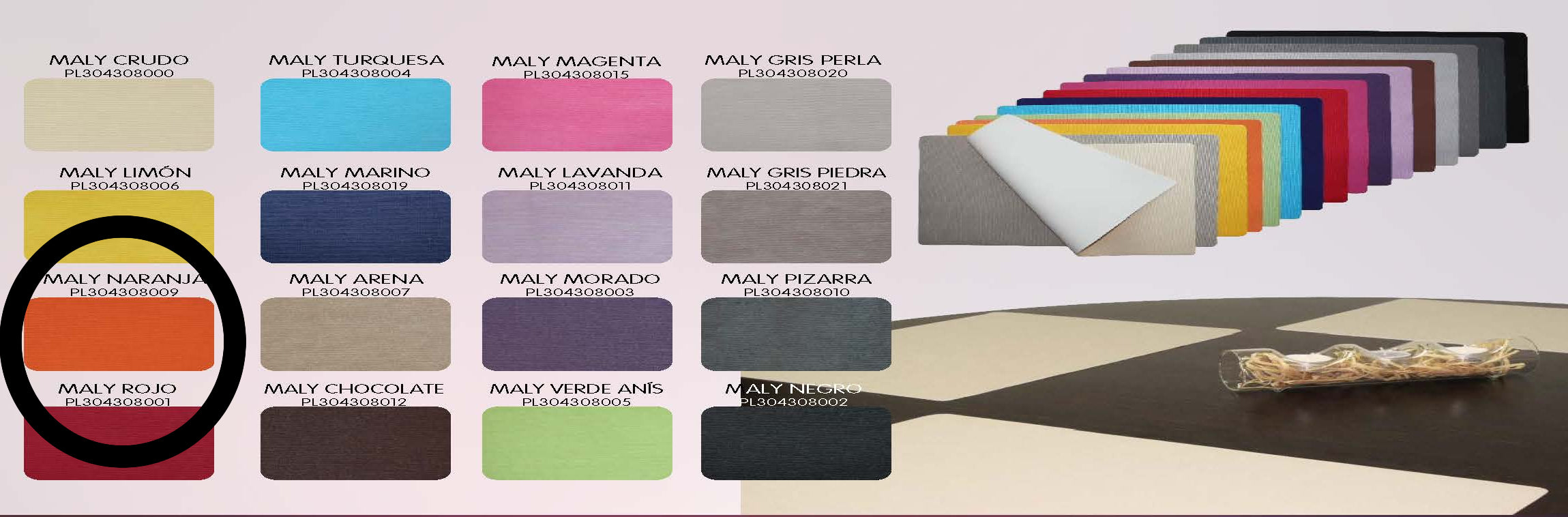 SALVAMANTEL MALY NARANJA 30X43