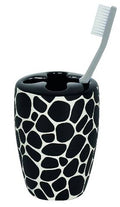 DARWIN-PEBBLE BLACK PORTACEPILLOS H 11 CM