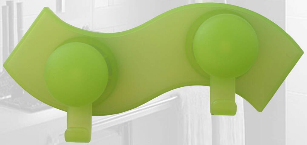 Percha ventosa SUPER FIX DOBLE KIWI