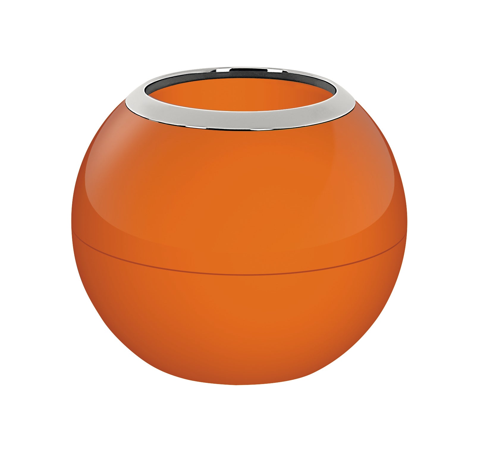 BOWL-SHINY ORANGE VASO 8.5CM