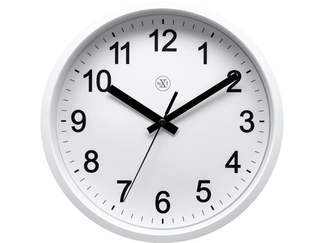 Reloj pared 25.5 cm ROBUST Blanco