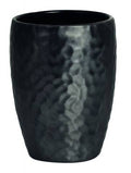 DARWIN-HAMMERED BLACK VASO 11 CM