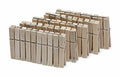 Pinzas tender ropa madera 50ud