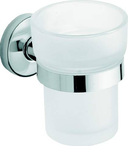 TEKNA VASO+SOPORTE CRISTAL BL